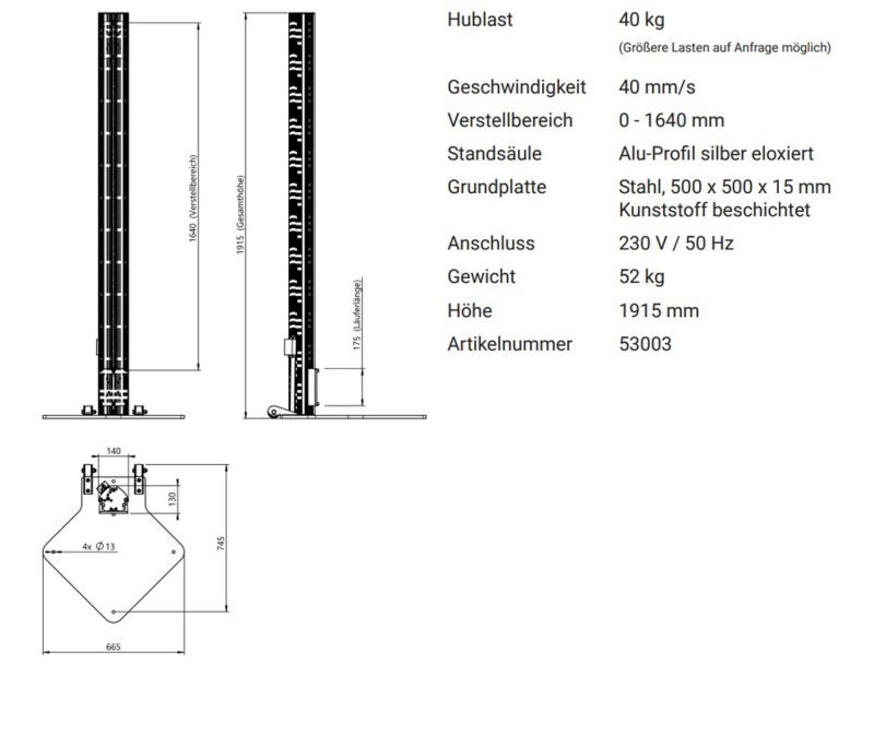 nuton Elektrischer Montageständer FS inkl – Bild 9
